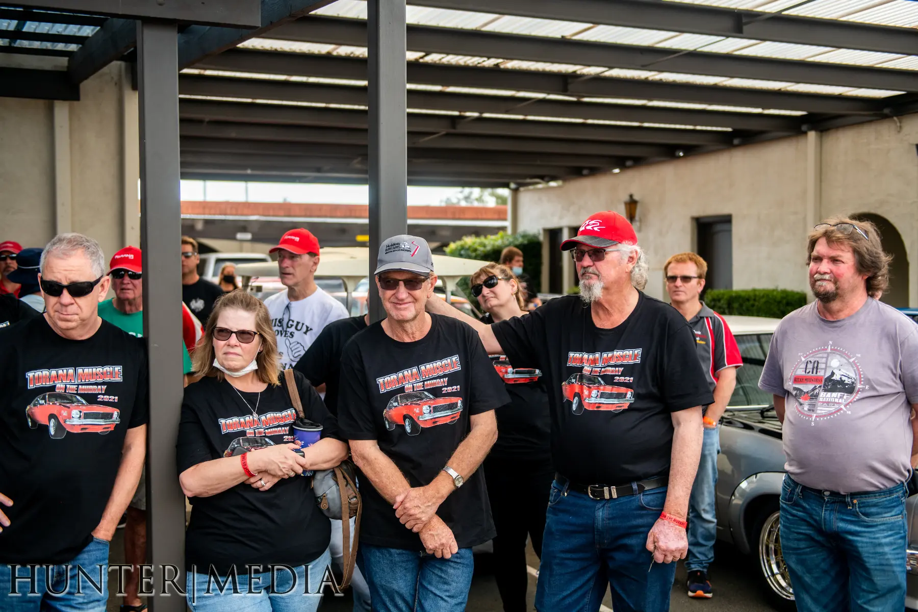 Torana Muscle on the Murray entrants gathered during the 2021 event